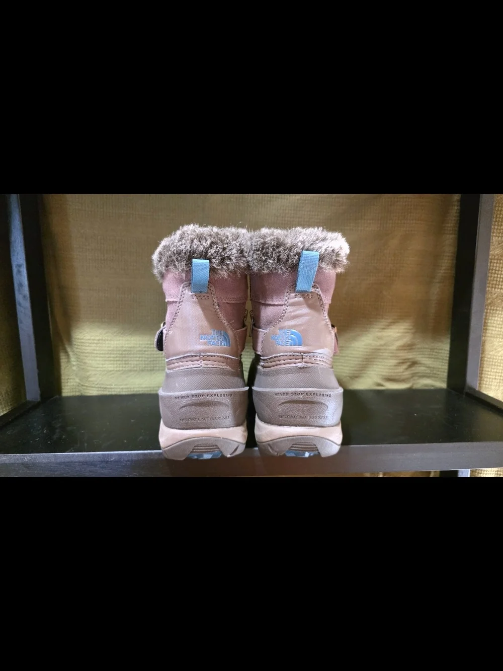 North Face Women's Brown Faux Fur Winter Boots